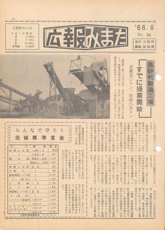 広報みまた1966年6月号